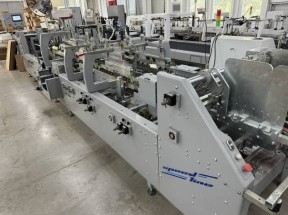 Folding-gluing machine